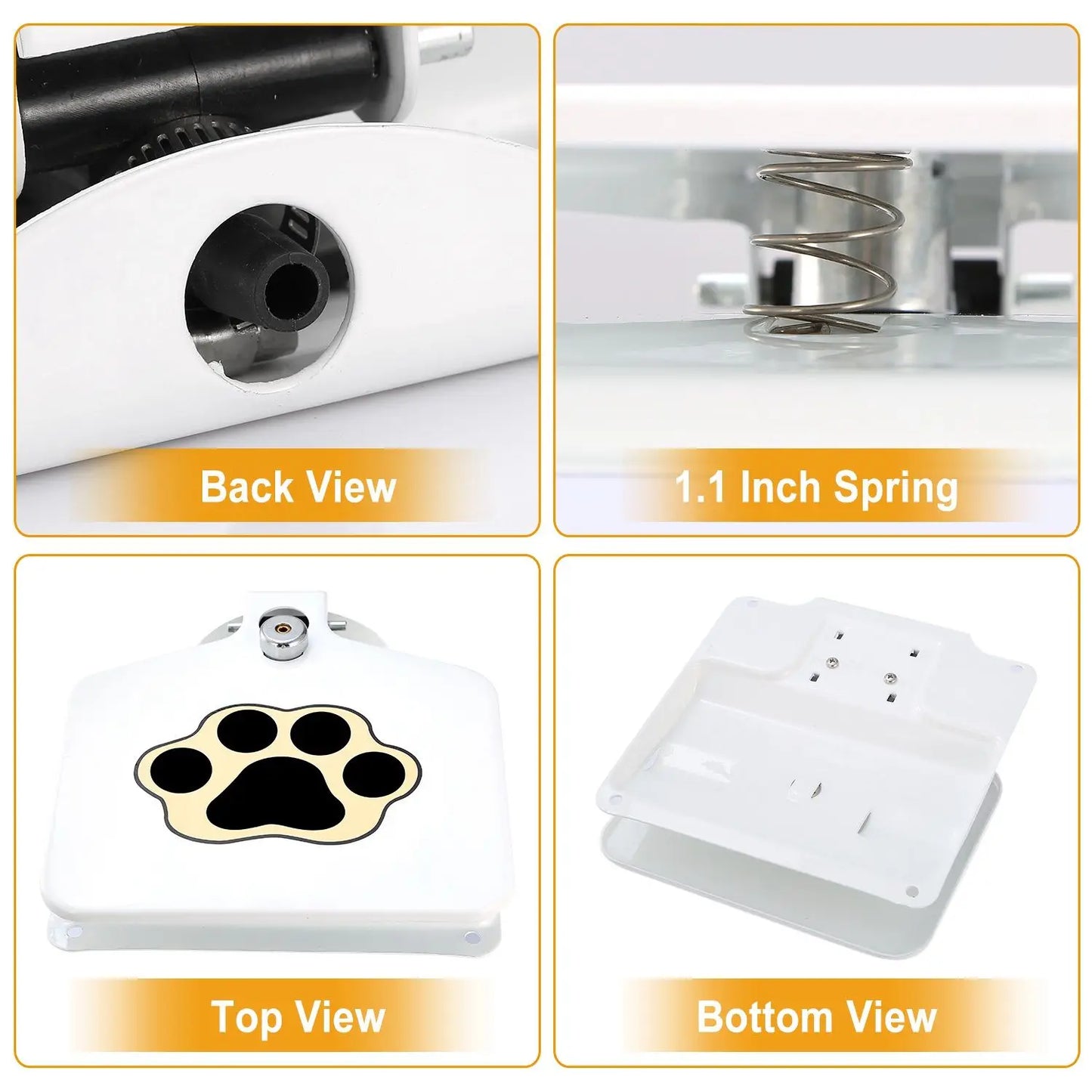 Dog Water Fountain Outdoor Pet Dispenser Step On Activated Sprinkler