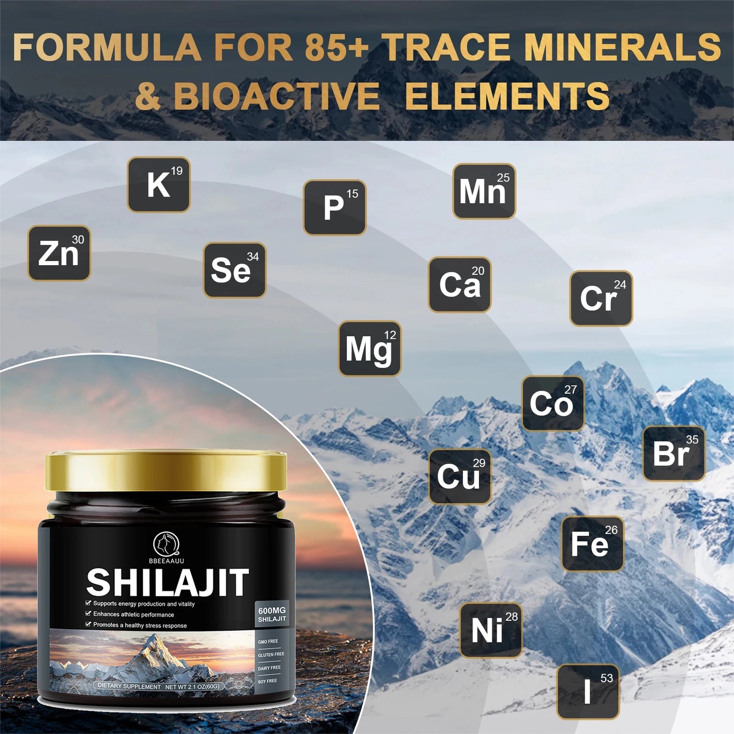Beworths Shilajit Resin Himalaya Pure Mineral Health Supplement