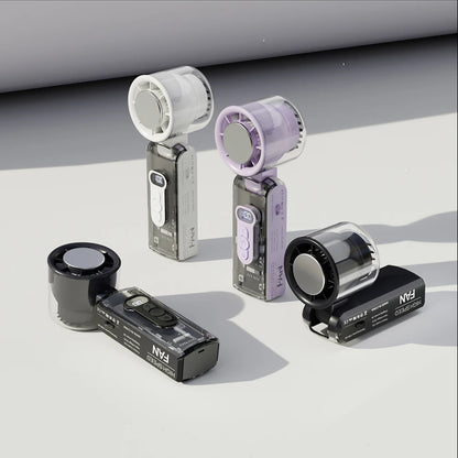 APWIKOGER High Speed Turbo Foldable Personal Cooling Fan With LED