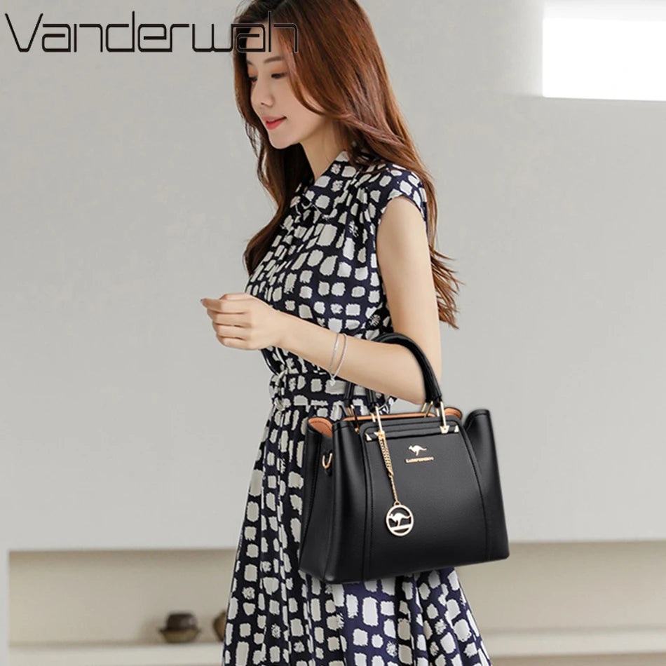 VANDERWAHCN Luxury Women Designer Shoulder Crossbody Bag