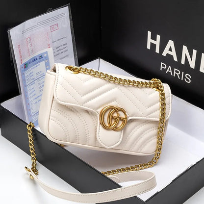 Autumn Fragrant Wind Rhombus Chain Bag Shoulder Messenger