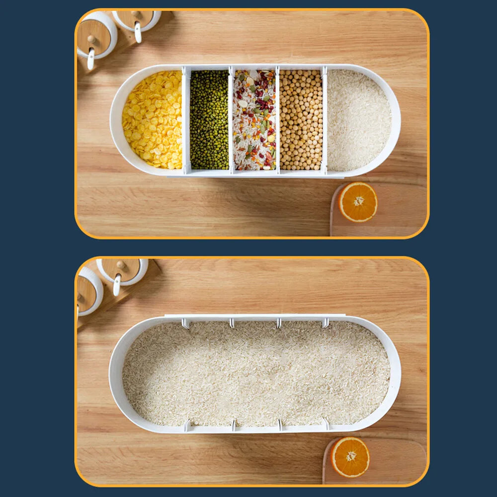 Wall Mounted Airtight Food Storage Dispenser for Cereal and Grains