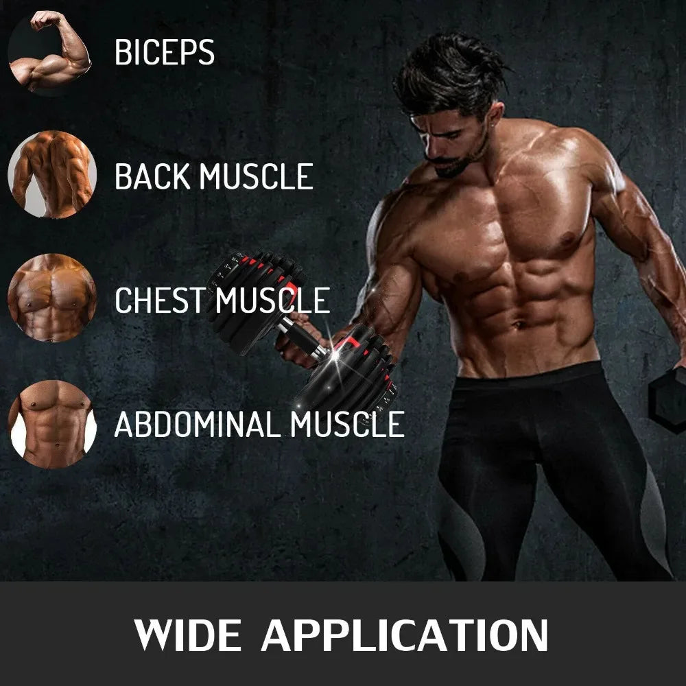 Sihao Adjustable Dumbbell 24/40 KG 52.5/90 LBS Fitness Equipment Training Arm Muscles Dumbbell Free Shipping Adjustable Bumbbell