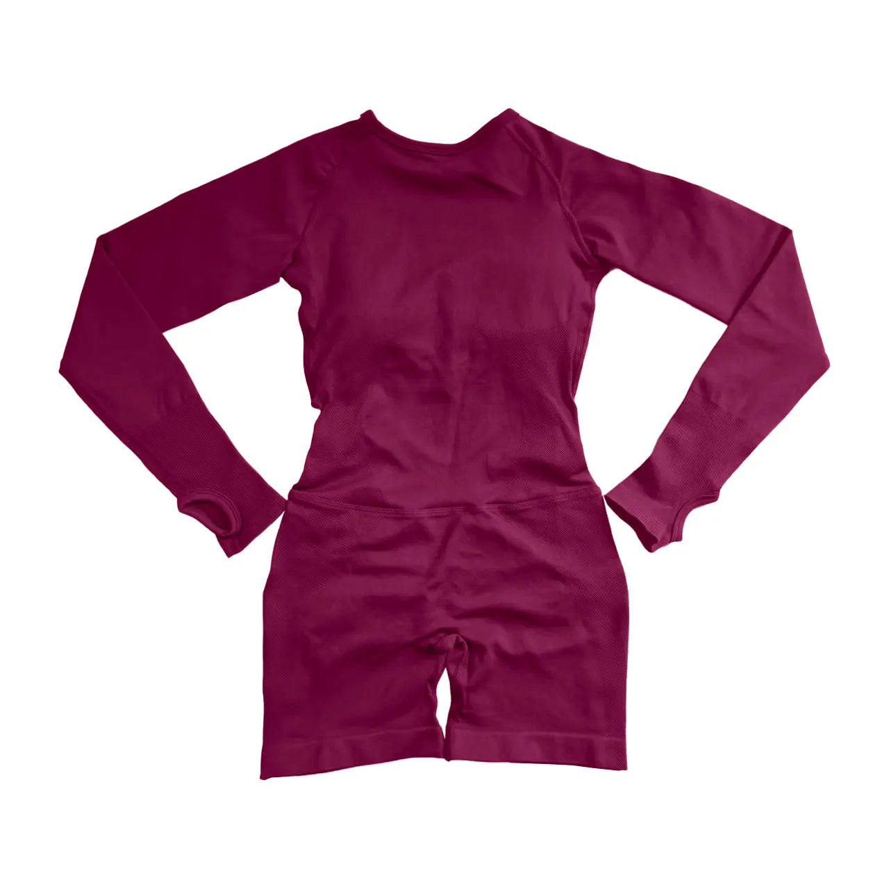 NCLAGEN Womens Seamless Long Sleeve Yoga Workout Jumpsuit