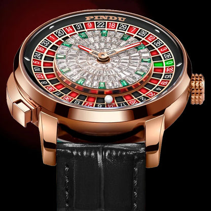 PINDU Mechanical Watch NH35A Sapphire Glass Waterproof Wristwatch