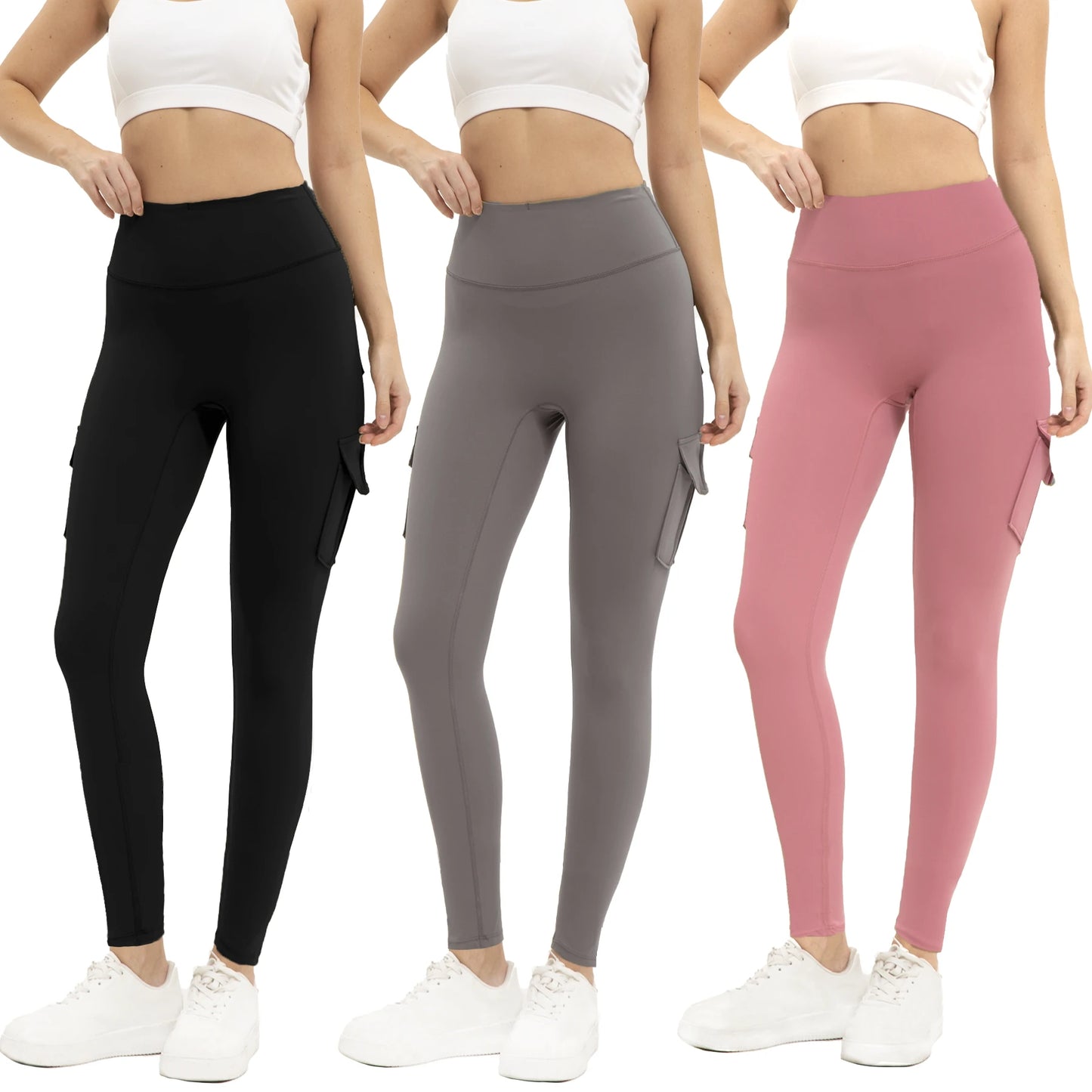 Women High Waisted Gym Leggings For Yoga And Fitness