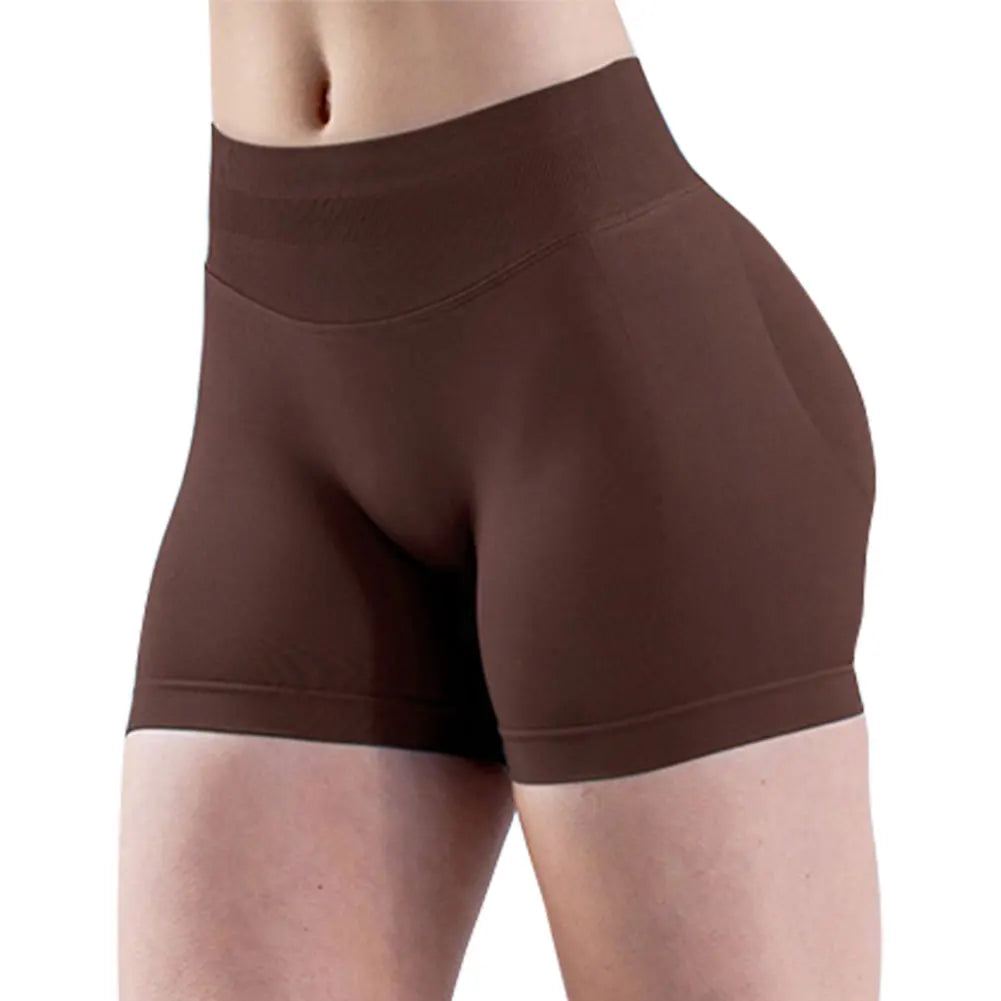 Women Biker Shorts High Waisted Workout Gym Shorts Butt Lifting Tights Fitness Running Shorts for Yoga Athletic