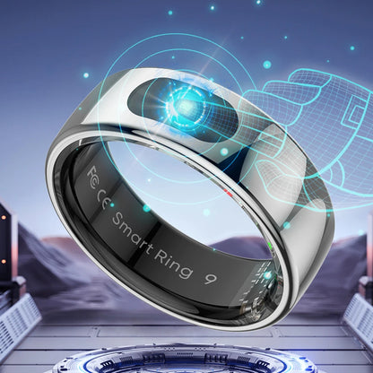 ALLOYSEED Smart Ring R08 Health Monitor With Blood Oxygen And Charging Case