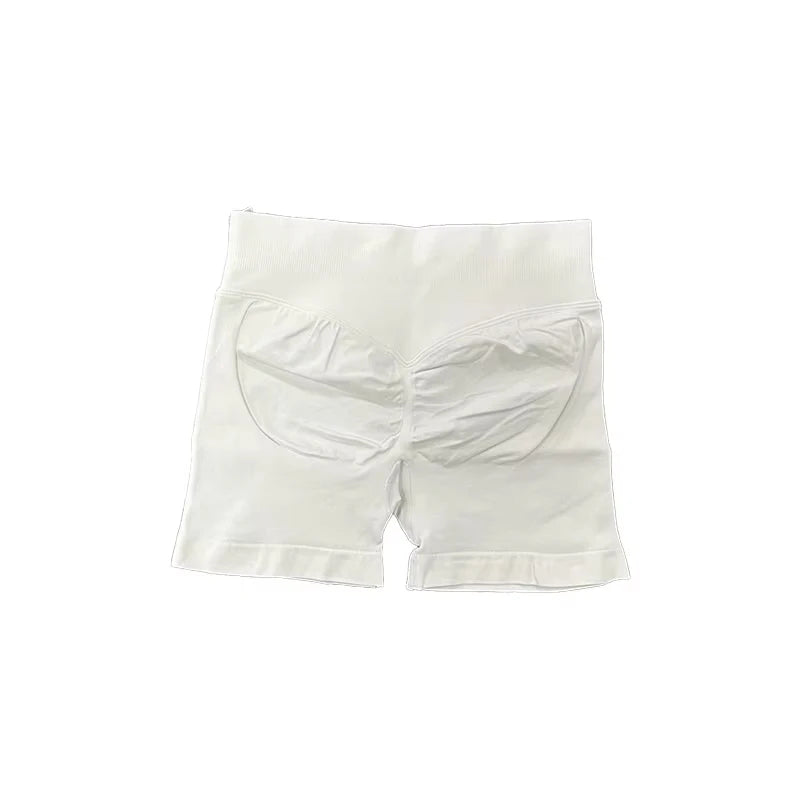 Impact Shorts with Logo Women Seamless Yoga Shorts Scrunch Bum Gym Shorts Workout Biker Short Fitness