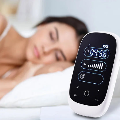 CES Device Brain Electronic Therapy Stimulation Device Massage Ear Clip Electrode Sleep Insomnia Cure