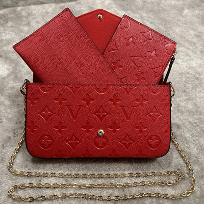 Designer Bag Embossed Flower Large Capacity Totes Fashion Sac Femme Leather Women Shoulder Bags Messenger Luxurys Handbag Ladys