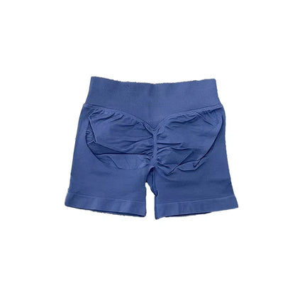 Impact Shorts with Logo Women Seamless Yoga Shorts Scrunch Bum Gym Shorts Workout Biker Short Fitness