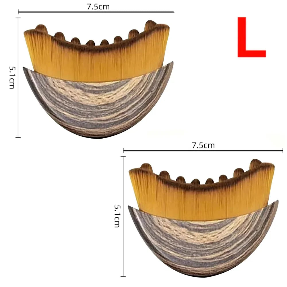 Contour Facial Brush Lymphatic Drainage Massager Ergonomic Cleansing