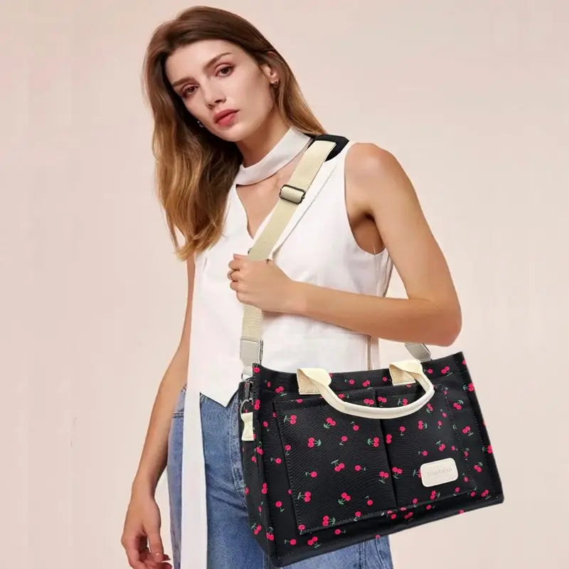 Tianjin Canvas Tote Bag For Women With Laptop Pockets