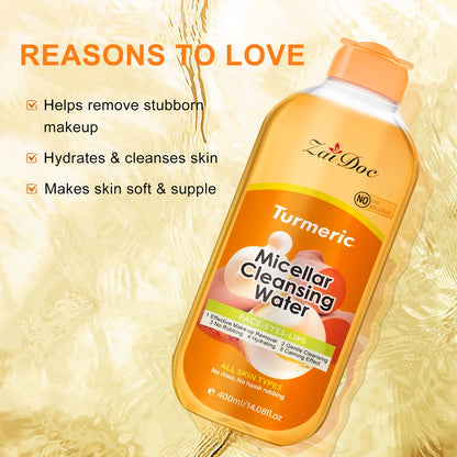 Zaidoc Turmeric and Cherry Blossom Micellar Cleansing Water Makeup Remover