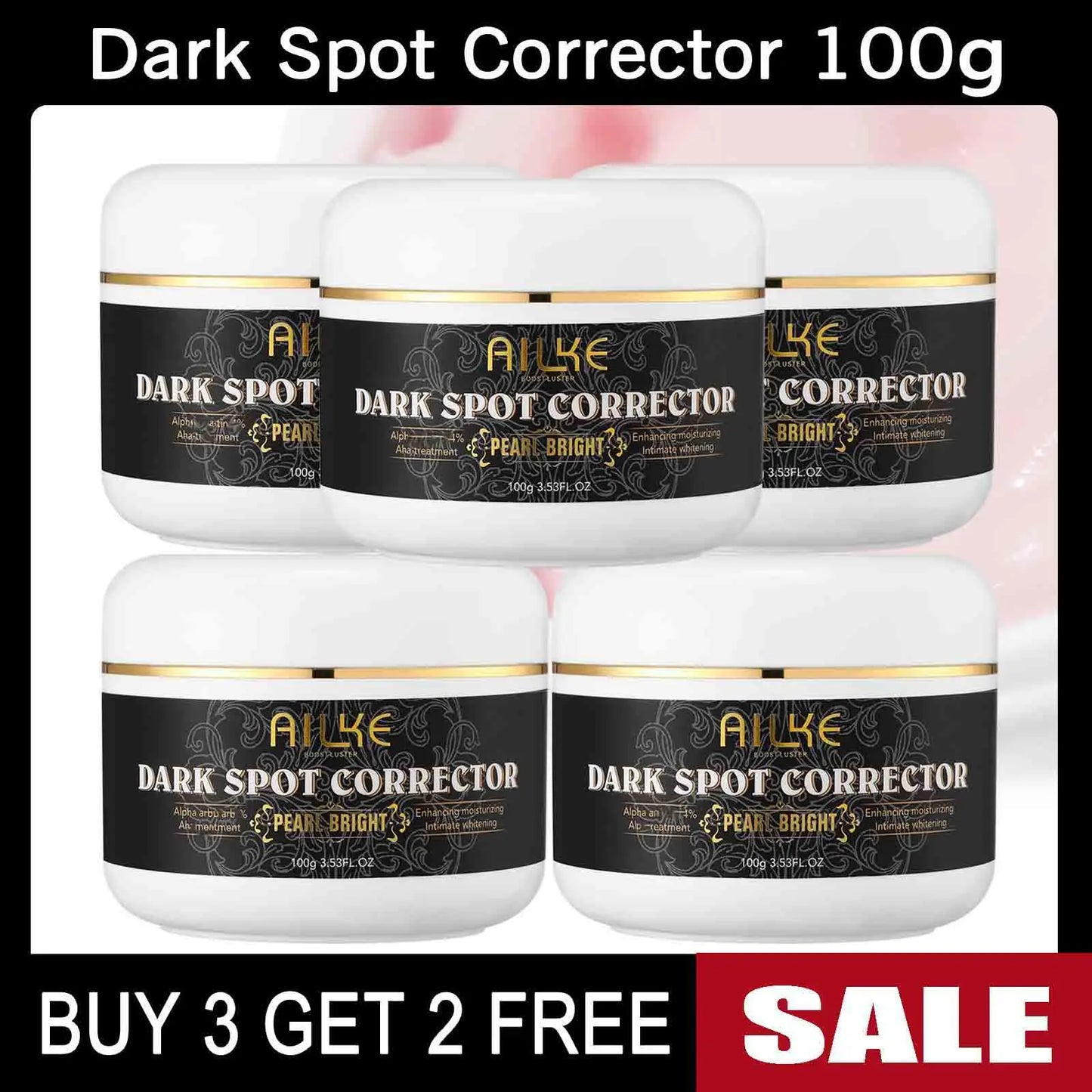 AILKE Collagen 5 in 1 Skin Care Kit, Restore Skin Elasticity, Smooth Skin, Brighten, Even Skin Tone, For Face And Body Use Set