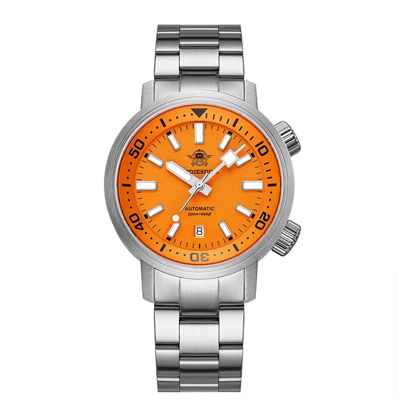 ADDIESDIVE 200M Auto Diving Watch Men Japanese 8215 Sapphire Stainless Steel Luminous Mechanical Diving Wristwatch BGW9 Dials Pr