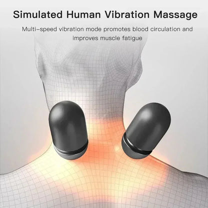 Okayso Electric Neck Massager Cervical Pillow With Heat Vibration