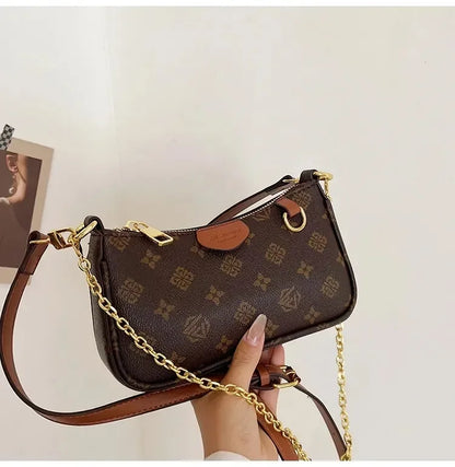 WKwk Luxurious Handbags, High-quality Shoulder Homeless Women's Bag Wallets, Metal Bags, Designer Bags