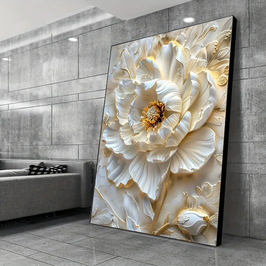 Abstract Floral Canvas Art Prints Frameless Wall Decor Living Room