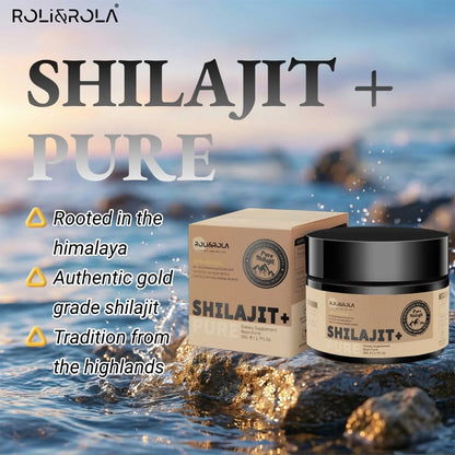 ROLI&ROLA Shilajit Resin With 85 Plus Minerals Fulvic Edible Supplement