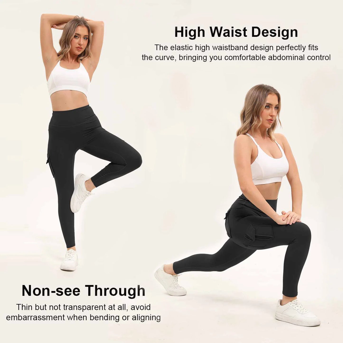 Women High Waisted Gym Leggings For Yoga And Fitness