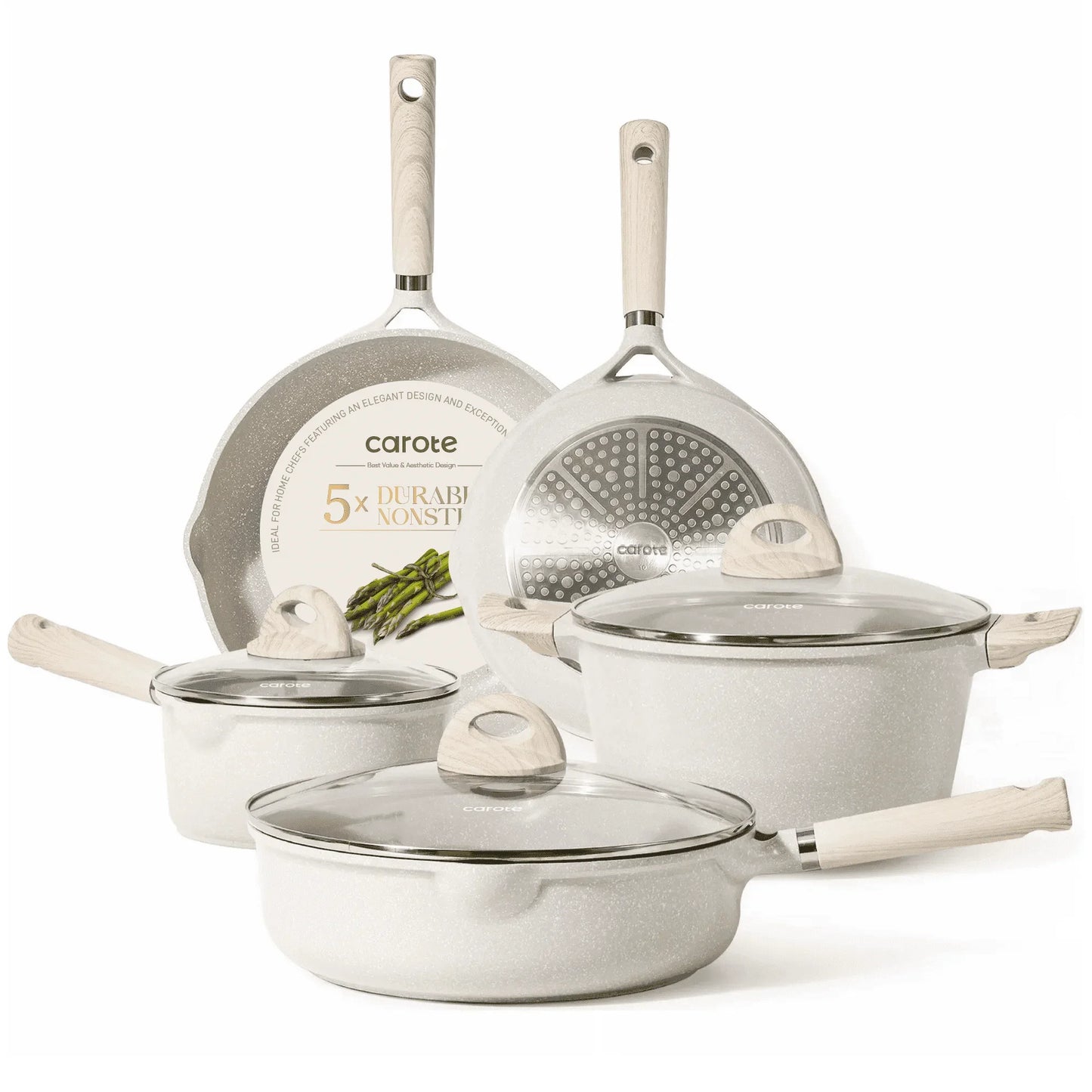 Carote Nonstick Pots And Pans Set Induction Cookware