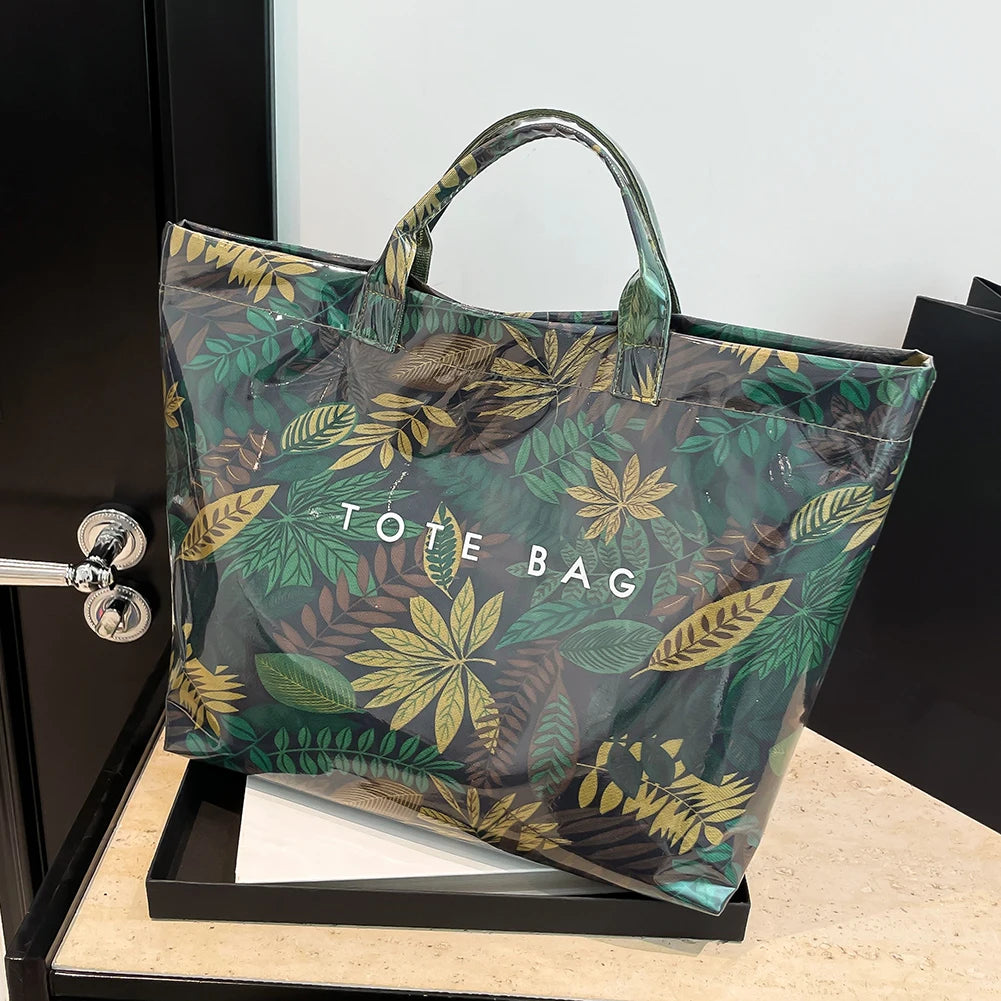 Women Fashion Tote Bag Casual Tote Handbag Large Capacity Daily Commuting Bag Slouchy Carrying Bag Outdoor Travel Bag