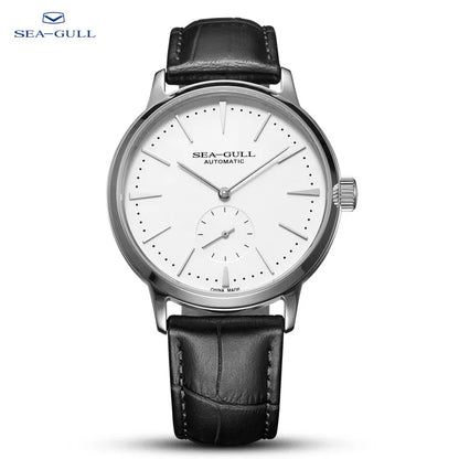 Sea-Gull New Business Mechanical Watch For Men Leather Strap