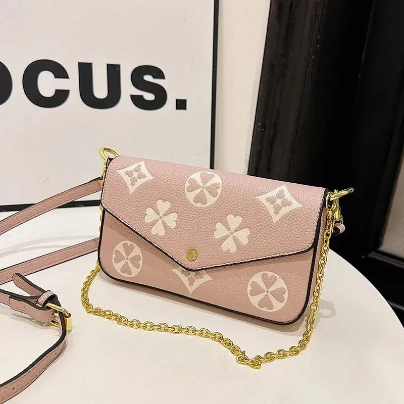 WKwk Luxurious Handbags, High-quality Shoulder Homeless Women's Bag Wallets, Metal Bags, Designer Bags