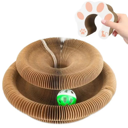 Cat Accordion Magic Organ Cat Scratching Board Cat Toy Ball Scratch Pad Cat Scratcher Kitty Kurlz Cat Toy