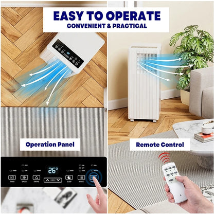 Acekool 3 In 1 Portable AC 8000 BTU Dehumidifier Fan