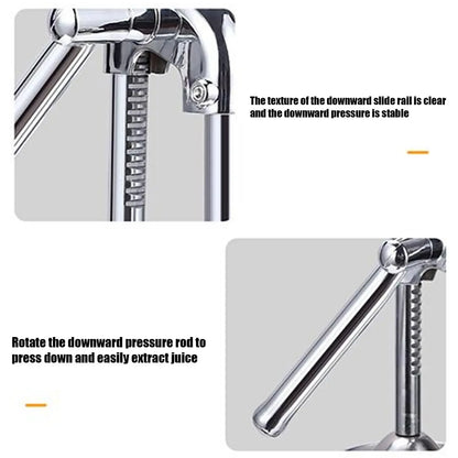 Stainless Steel Manual Juicer Handheld Citrus Press For Orange Juice