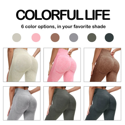 Women 2 Pack Tie Dye Hollow Out Side Leggings High Waist Butt Lifting Stretch Fitness Sports Pants