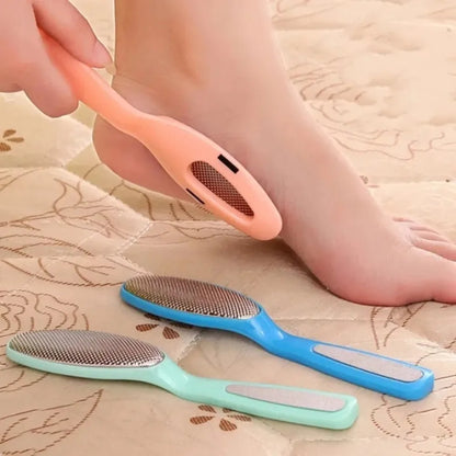 1 Piece Random Color Stainless Steel Foot Grinder, Effectively Removes Hard and Dead Skin, Suitable for Excellent Foot Care