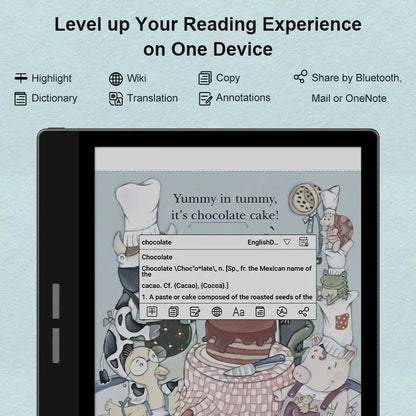 Bigme B751C 7'' Color Eink Screen Ebook Reader Electronic Epaper Books Notebook E-Ink Display E-book Ereader Android Tablet