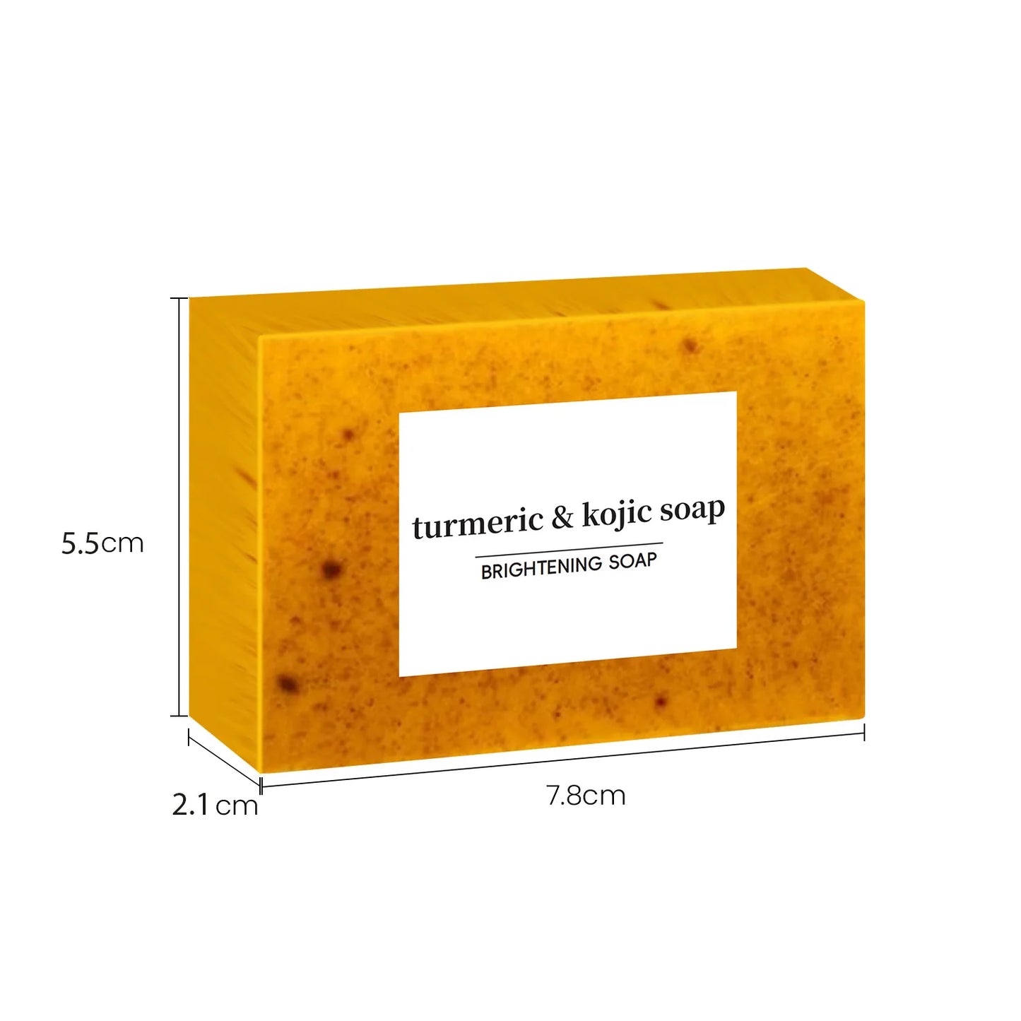 RDQCTQ Turmeric Cleanser And Kojic Acid Soap Set Brightening