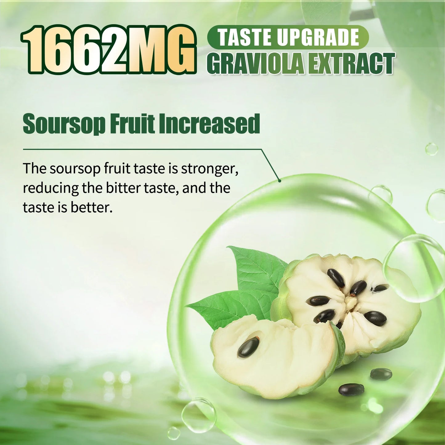 Soursop Bitters - Natural Organic Health Detox, Immune Support & Digestive Health, Boost Energy - Made in USA