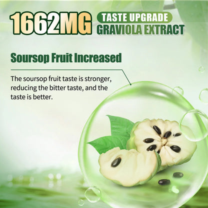 Soursop Bitters - Natural Organic Health Detox, Immune Support & Digestive Health, Boost Energy - Made in USA