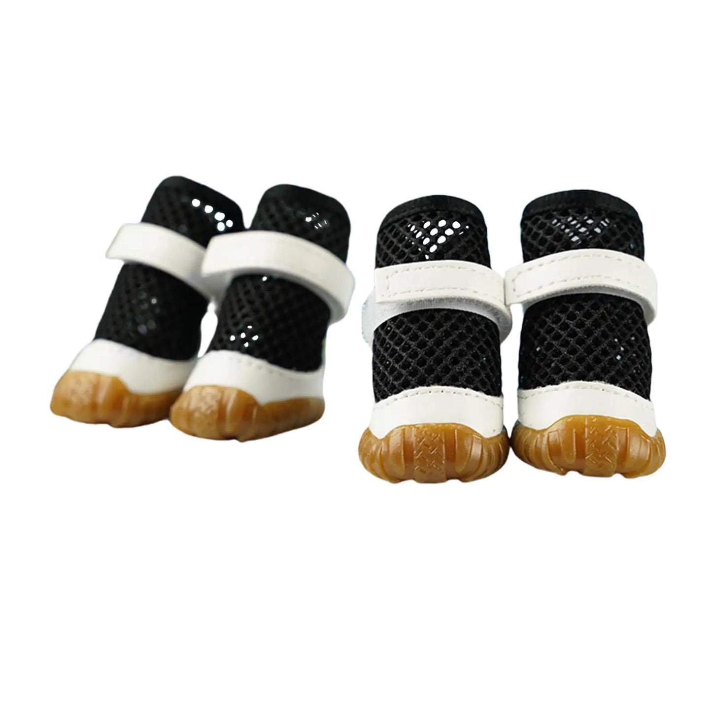 Waterproof Mesh Dog Boots for Hot Pavement, Anti-Slip Paw Protector Shoes for Small Medium Dogs, Outdoor Hiking Walking Pet Foot