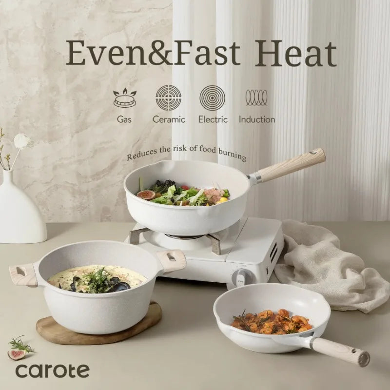Carote Nonstick Pots And Pans Set Induction Cookware