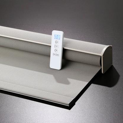 Polyester Wireless Zigbee Smart Window Shade Motorized Roller Blind Kitchen