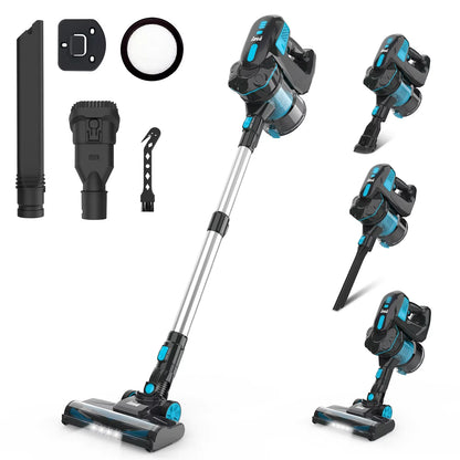 INSE V770 Cordless Handheld Vacuum Cleaner 6-in-1 20KPa Powerful Lightweight Stick Vacuum Flexible LED Headlights for Carpet Bed