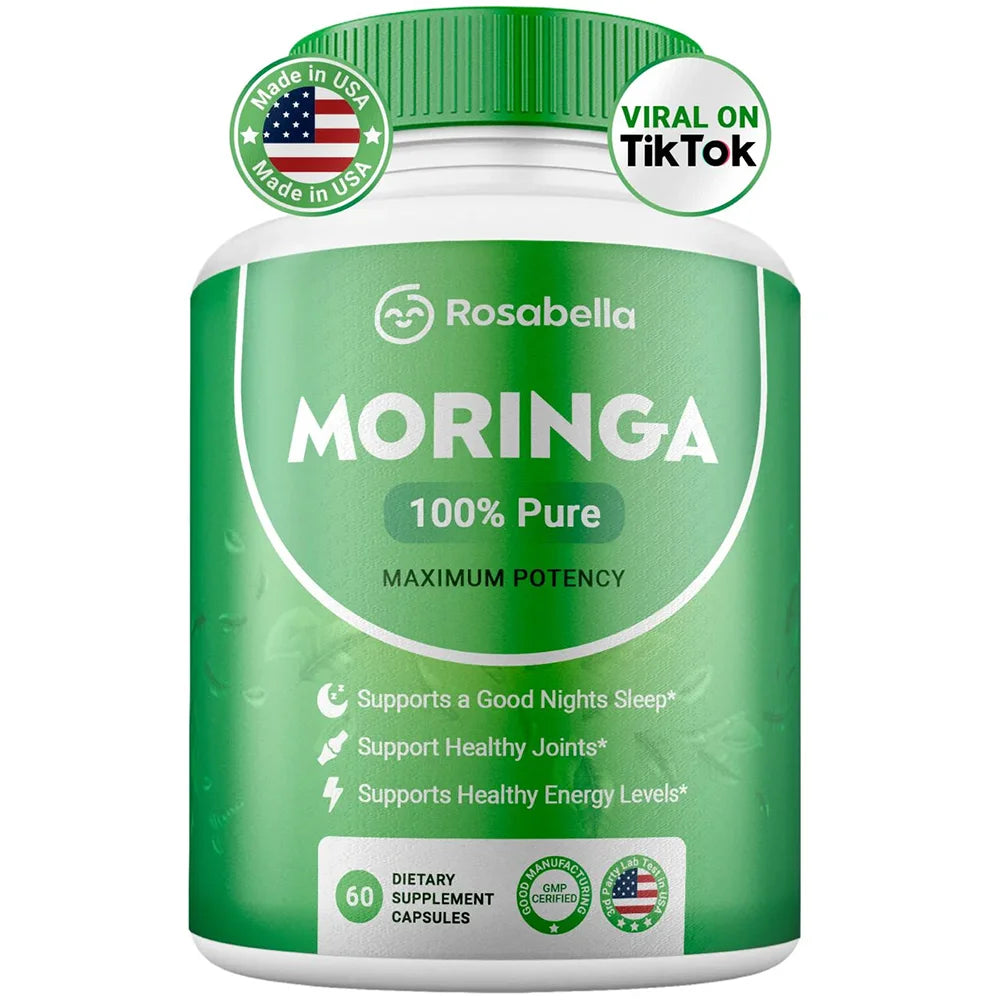 Pure Nutrient Moringa Capsules for Energy and Skin Health
