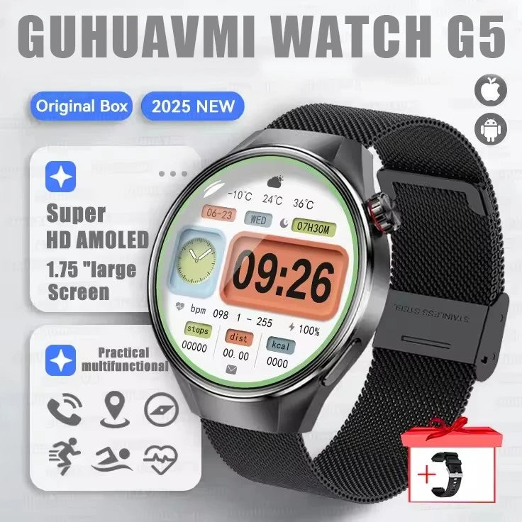 Originl G5 Plus Premium Multisport Smartwatch GPS Heart Rate BluetoothConnectivity
