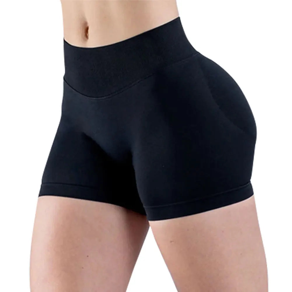 Women Biker Shorts High Waisted Workout Gym Shorts Butt Lifting Tights Fitness Running Shorts for Yoga Athletic