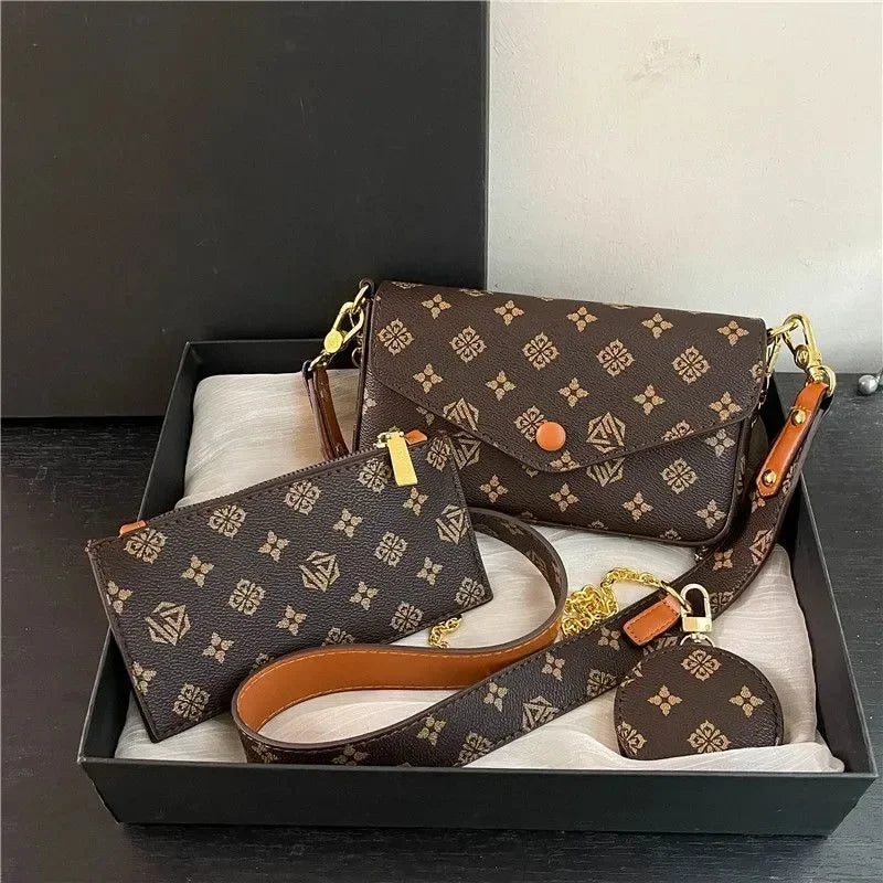 WKwk Luxurious Handbags, High-quality Shoulder Homeless Women's Bag Wallets, Metal Bags, Designer Bags