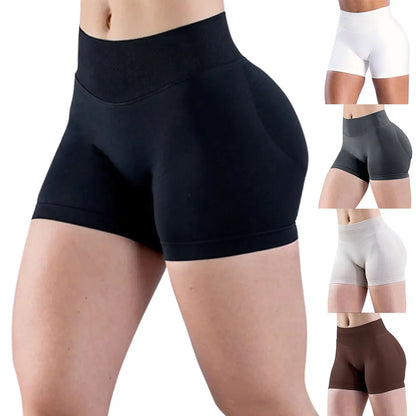 Women Biker Shorts High Waisted Workout Gym Shorts Butt Lifting Tights Fitness Running Shorts for Yoga Athletic