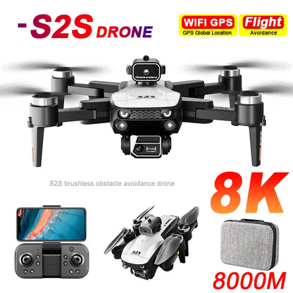 Vesmatity Mini Drone With 4K Camera Obstacle Avoidance Foldable Quadcopter