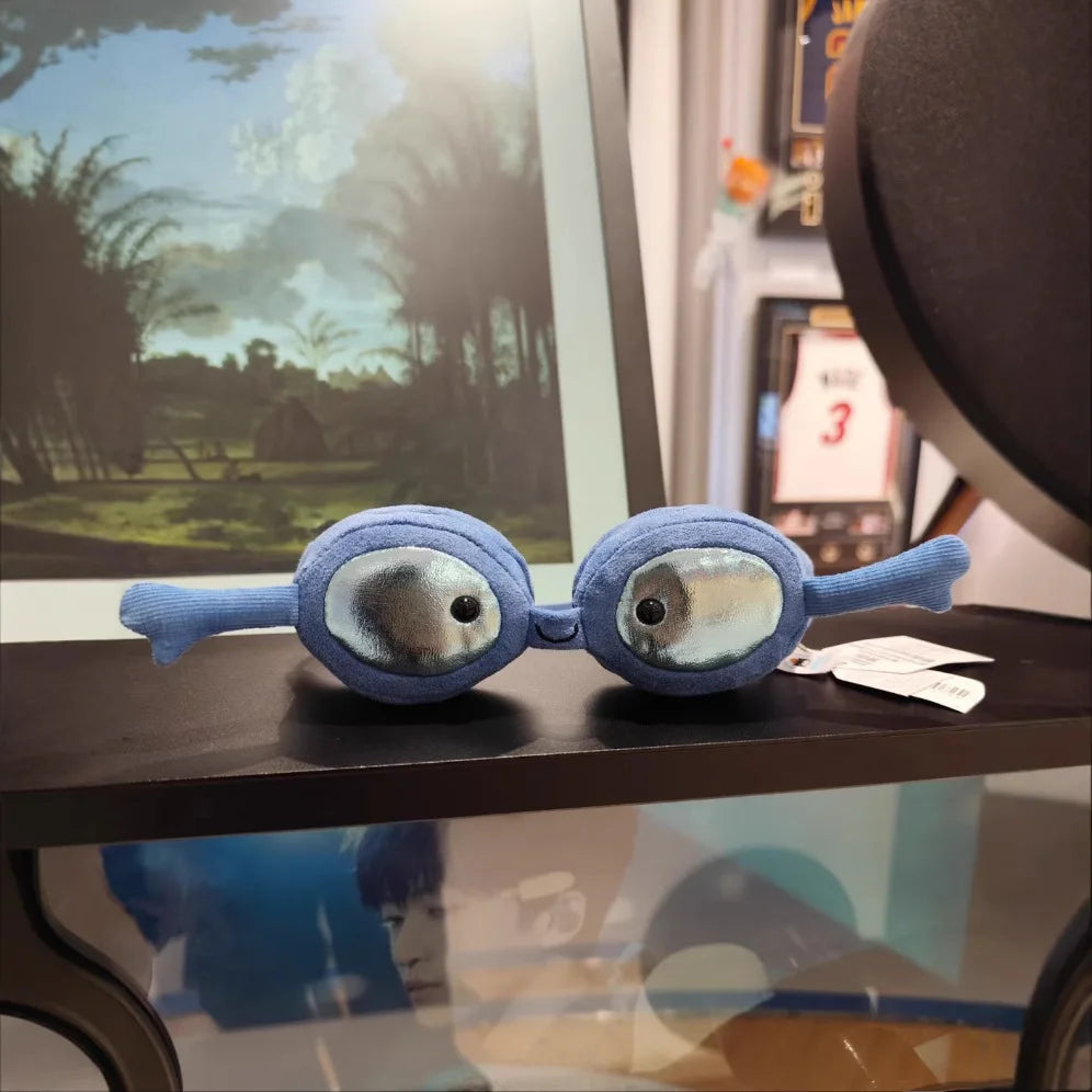 Summer Series Plush Surfboard Doll With Coral Goggles For Cats